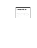 Aaeon GENE-6310 User Manual preview