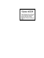 Aaeon Gene-6320 Manual preview