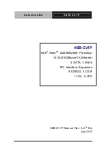 Aaeon HSB-CV1P Manual preview