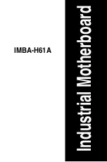 Предварительный просмотр 1 страницы Aaeon IMBA-H61A User Manual