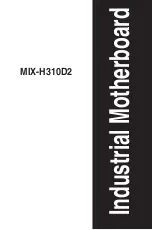 Aaeon MIX-H310D2 Manual preview