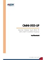Aaeon OMNI-3155-UP User Manual preview