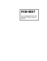 Aaeon PCM-4897 User Manual preview