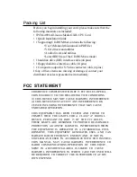 Preview for 3 page of Aaeon PCM-4898 User Manual