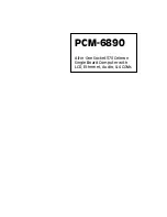 Preview for 1 page of Aaeon PCM-6890 User Manual