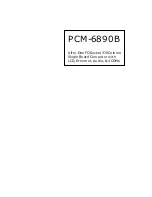 Aaeon PCM-6890B User Manual preview