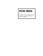 Aaeon PCM-7890 User Manual preview