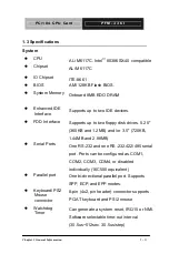 Предварительный просмотр 9 страницы Aaeon PFM-336I Manual