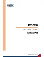 Aaeon RTC-1010 User Manual preview