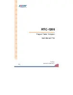 Aaeon RTC-1200 User Manual preview