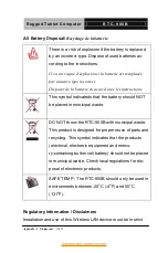 Предварительный просмотр 54 страницы Aaeon RTC-900B Manual