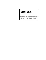 Aaeon SBC-656 User Manual предпросмотр