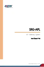 Aaeon SRG-APL User Manual preview