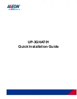 Aaeon UP-3GHAT01 Quick Installation Manual preview