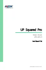 Aaeon UP Squared Pro User Manual предпросмотр