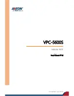 Aaeon VPC-5600S User Manual preview