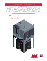 Preview for 1 page of AAF ArrestAll AR 1-3 FB Installation, Operation And Maintenance Manual