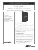 AAF Flanders SAAFShield Installation, Operation And Maintenance Instructions preview