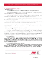 Предварительный просмотр 14 страницы AAF OptiFlo RC Series Installation, Operation And Maintenance Manual