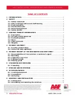 Preview for 3 page of AAF PulsePak Prime 10-2H Installation, Operation And Maintanance Manual