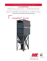 AAF PulsePak Prime 2-1H Installation, Operation And Maintanance Manual preview