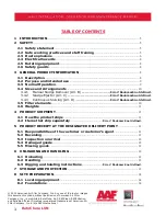 Preview for 3 page of AAF RotoClone LVN Installation, Operation And Maintenance Manual