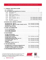 Preview for 4 page of AAF RotoClone LVN Installation, Operation And Maintenance Manual