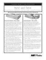 AAF TM4 Installation, Operation And Maintanance Instructions preview