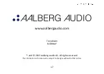 Предварительный просмотр 17 страницы Aalberg Audio EKKO EK-1 User Manual