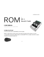 Aalberg Audio ROM RO-1 User Manual preview