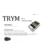 Aalberg Audio trym TR-1 User Manual preview