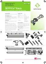 Предварительный просмотр 1 страницы Aalberts industries Seppelfricke SEPP Eis Basis Installation Manual