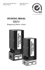 Preview for 1 page of Aalborg SMV Series Operating Manual