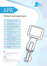Preview for 1 page of AAM APA Video Laryngoscope Instructions For Use Manual