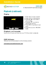 Предварительный просмотр 12 страницы AAMP Global Echomaster DVR-20M User Manual