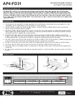 AAMP Global PAC AmpPRO AP4-FD31 Manual предпросмотр