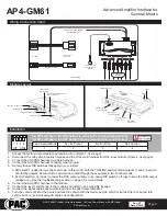 Preview for 2 page of AAMP Global PAC AP4-GM61 Manual