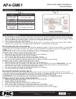 Preview for 3 page of AAMP Global PAC AP4-GM61 Manual