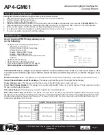 Preview for 4 page of AAMP Global PAC AP4-GM61 Manual