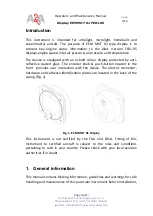 Preview for 3 page of A&A Tech EEM FE01.01 Operator And  Maintenance Manual