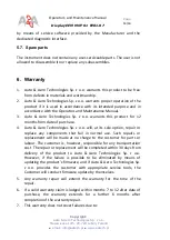 Preview for 14 page of A&A Tech EEM MOT 01 FE01.07 Operator And  Maintenance Manual