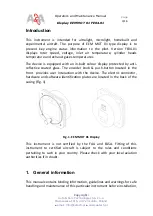 Preview for 3 page of A&A Tech EEM MOT 01 FE04.01 Operator And  Maintenance Manual