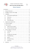 Preview for 2 page of A&A Tech EMS DAQ R02.01 Operator And  Maintenance Manual