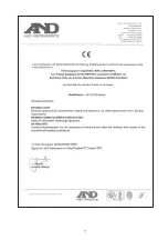 Предварительный просмотр 9 страницы A&D AD-4212A Instruction Manual