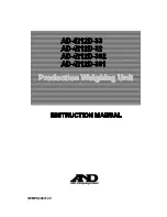 Предварительный просмотр 1 страницы A&D AD-4212D-301 Instruction Manual