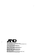 Preview for 29 page of A&D AD-4712 Instruction Manual