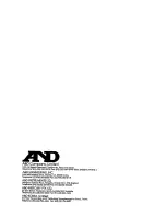 Предварительный просмотр 24 страницы A&D AD-4714A Instruction Manual