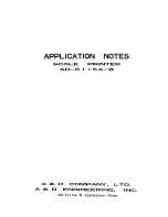 A&D AD-8115A/AD-8115B Instruction Manual preview