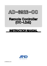 A&D AD-8923-CC Instruction Manual preview