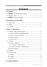 Preview for 3 page of A&D bestView ADF-3200 Installation And Operation Manual